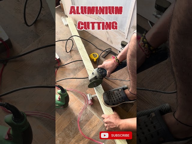 How To Cut Aluminium With A Grinder #viral #fhpradeep #risk