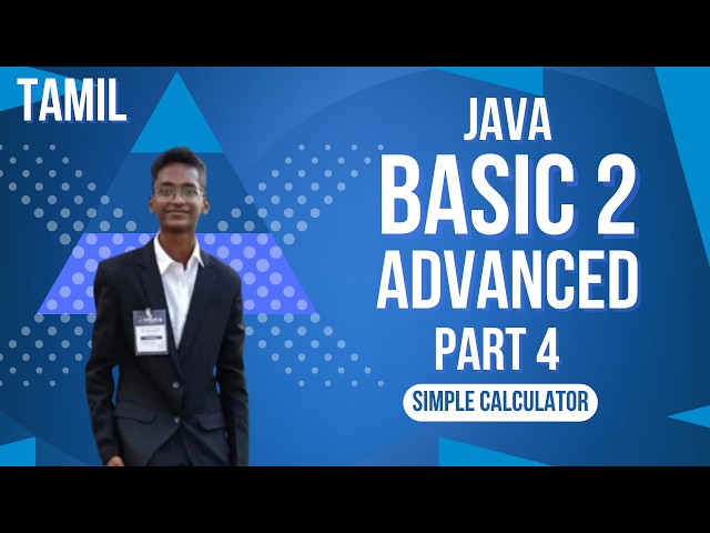 Java Beginner to Advanced in Tamil | Part 4 - Arithmetic Operators using Scanner | Notepad & CMD