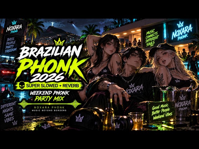 Brazilian Phonk 2026 🖤 SUPER SLOWED + REVERB | Weekend Phonk Party Mix
