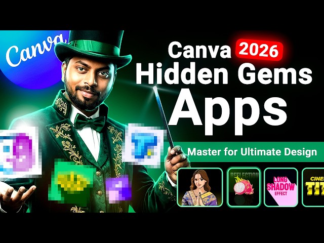 Canva Apps You Didn't Know Existed ! Full Canva Tutorial 2026 Hindi
