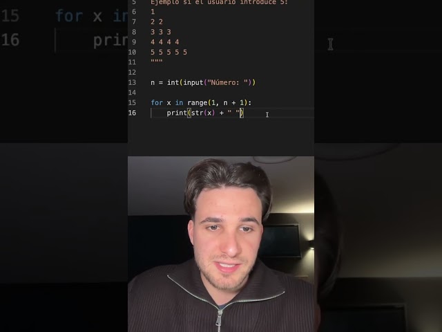 📈 Este patrón numérico parece magia… pero es Python 😱 #Python