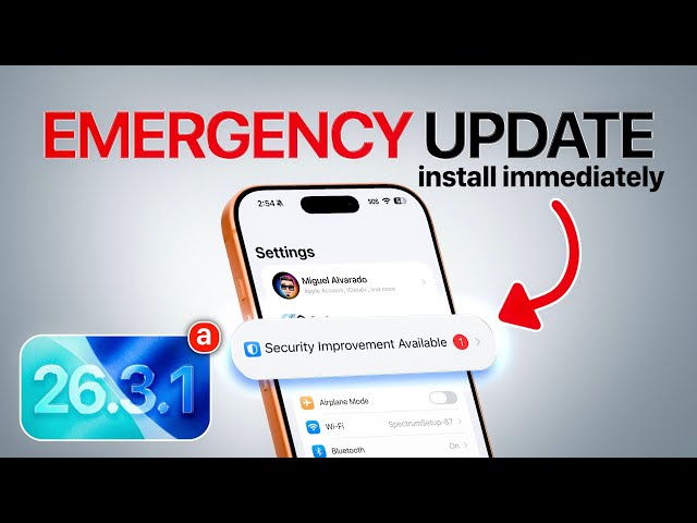 iOS 26.3.1 (a) Released - Download IMMEDIATELY on iPhone