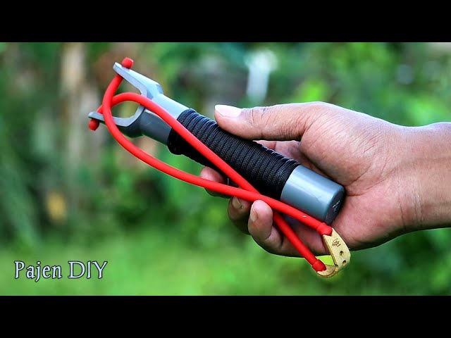 Creative idea - How To Make Powerful PVC Slingshot 