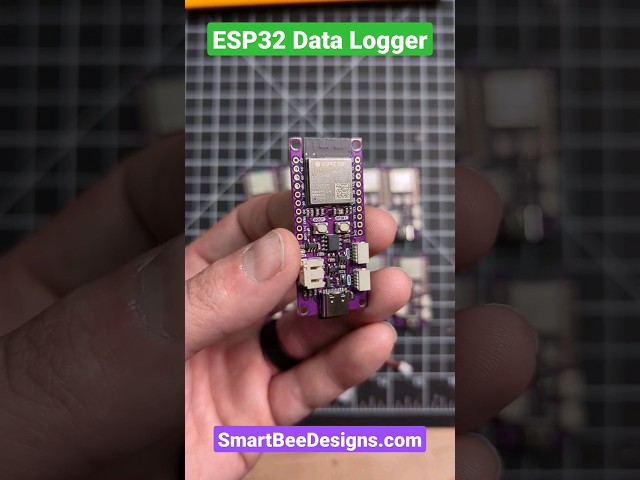 ESP32 Data Logger with built in RTC/SD. #arduino #esp32 #datalogger