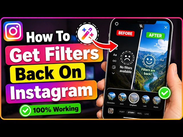 How To Get Filters Back On Instagram