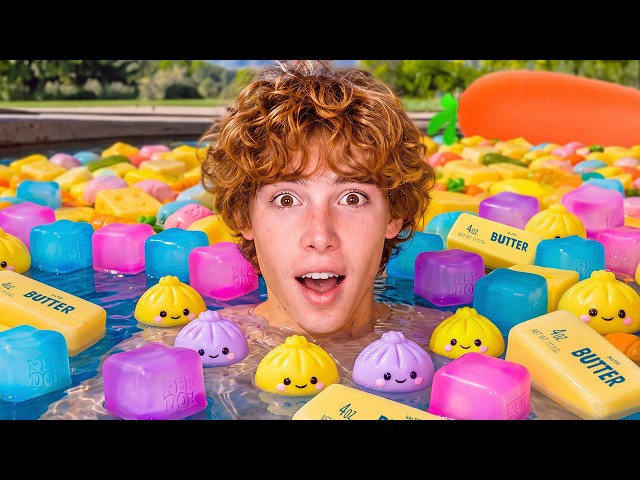 I Filled a Pool With Squishies