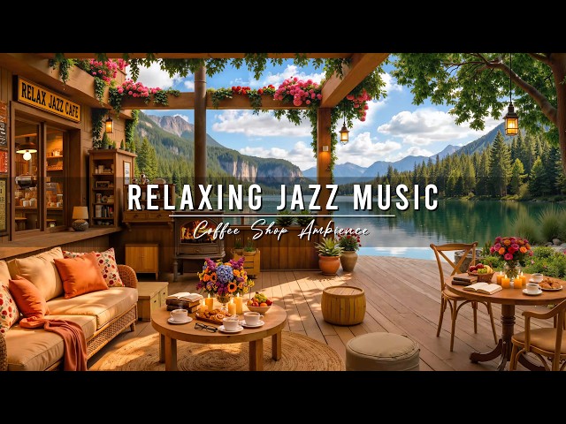 Jazz Relaxing Music & Cozy Coffee Shop Ambience ☕ Smooth Jazz Instrumental Music for Studying, Work