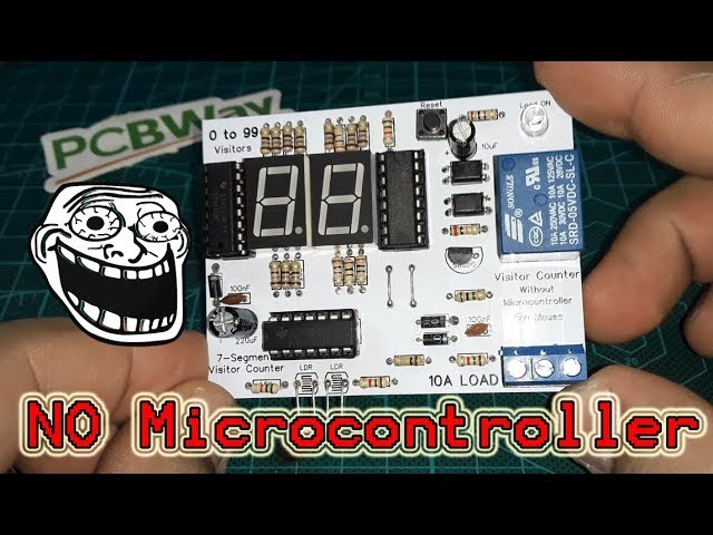 Visitor Counter Without Microcontroller