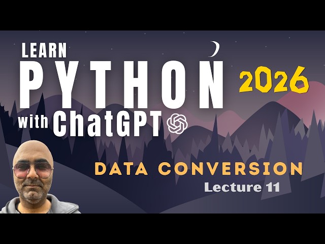 Python Programming Tutorial for Beginners | Data conversion in Python
