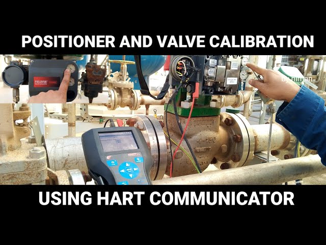 POSITIONER & VALVE CALIBRATION USING HART COMMUNICATOR - FISHER FIELDVUE INSTRUMENTS