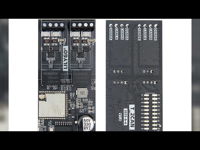 A must-have product! LILYGO® T-2CAN ESP32-S3 Development Board Stand-Alone CAN Controller with SPl