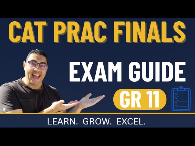 🔥 Grade 11 CAT Practical Exam Guide 2025 | Final Tips & What to Expect!
