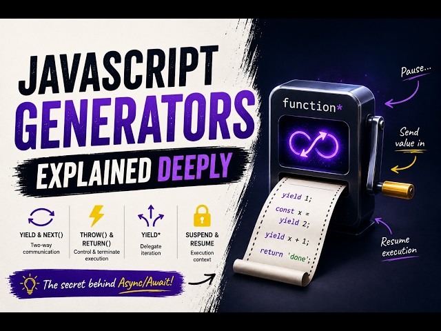 JavaScript Generators Explained Like Never Before
