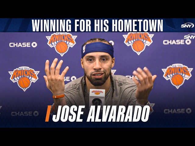 Jose Alvarado reflects on winning a championship for his hometown Knicks
