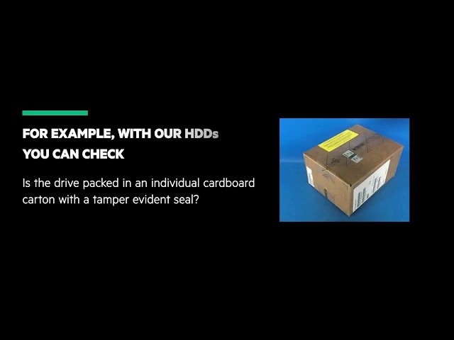 Protect Your IT Systems - make sure your HPE parts are genuine