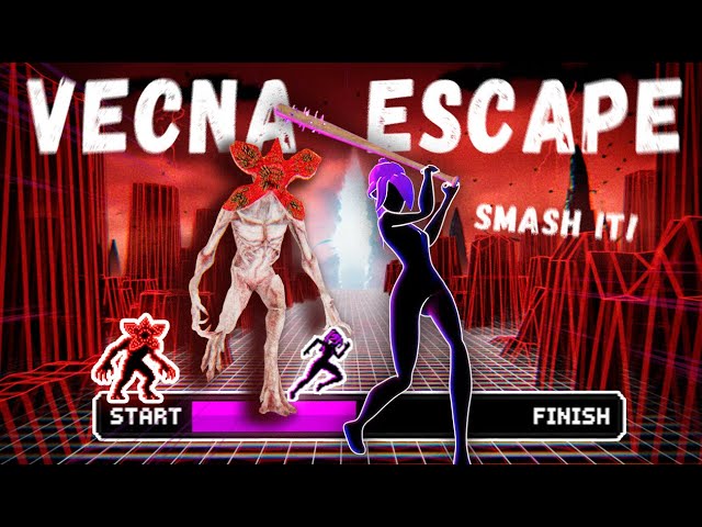 STRANGER THINGS ESCAPE RUN! 💥 Interactive Warm Up  | Escape VECNA LEVEL Interactive Viral Game