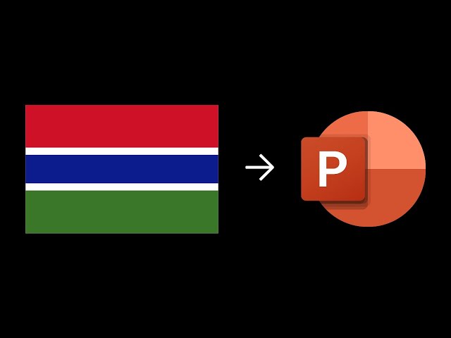 Constructing Flags in PowerPoint: The Gambia