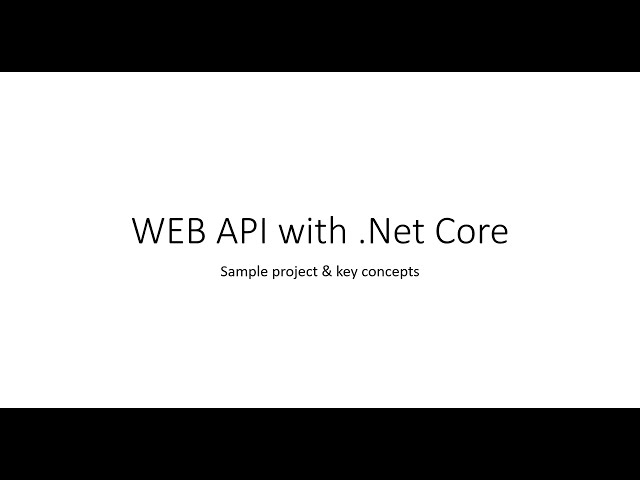 WEB API Sample Project