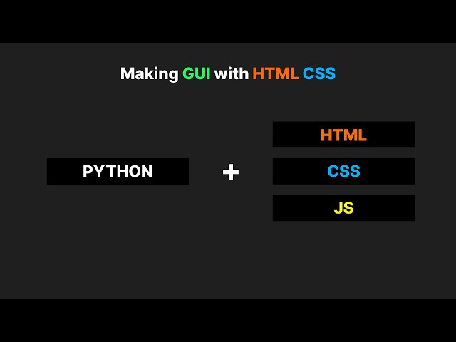 Combining Python with HTML / CSS / JS