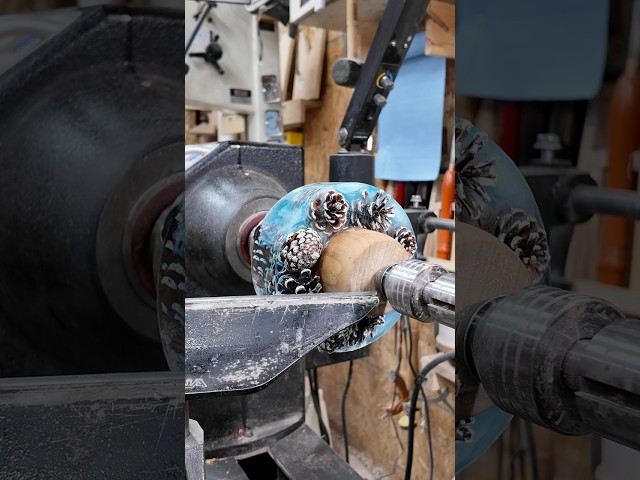 Is This the MOST BEAUTIFUL Epoxy Resin Pine Cone Creation Ever?