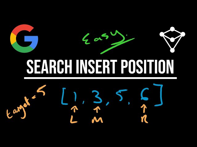 Search Insert Position - LeetCode 35 - JavaScript
