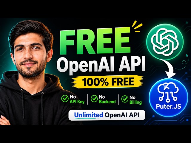Free OpenAI API — Add AI to Your App for $0 (No Key, No Backend)