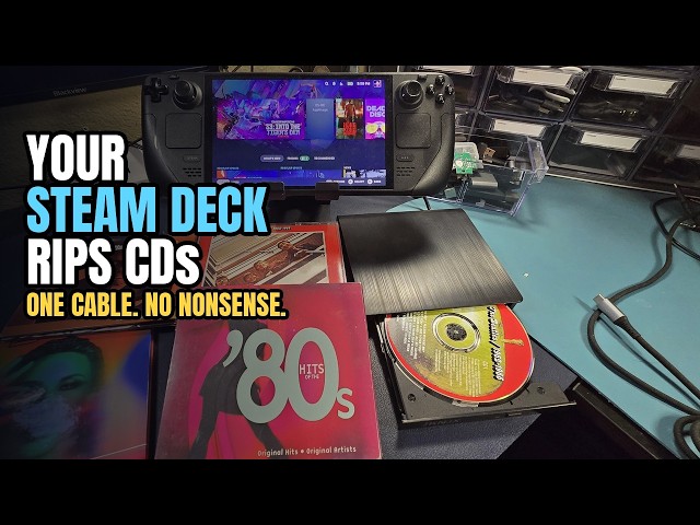 Your Steam Deck Is a CD Ripper (And It Beats Your Phone)