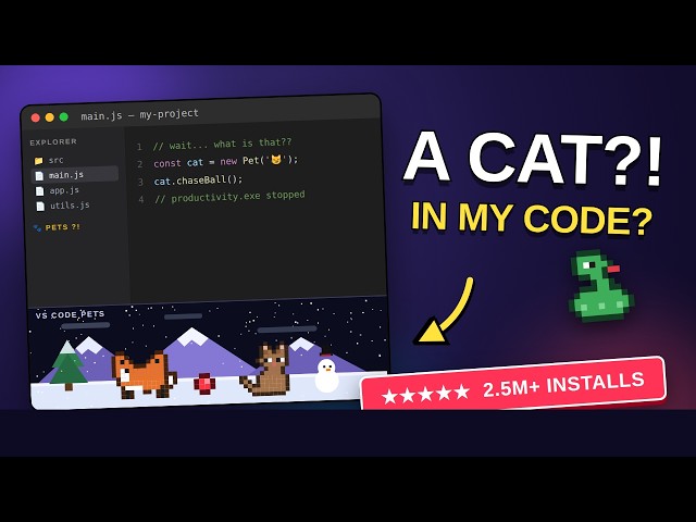 Wait, VS Code Has Pets Now?! 😳