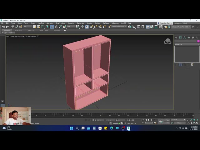 How to model a simple closet with drawer in 3ds max | Tutorial | TAMIL