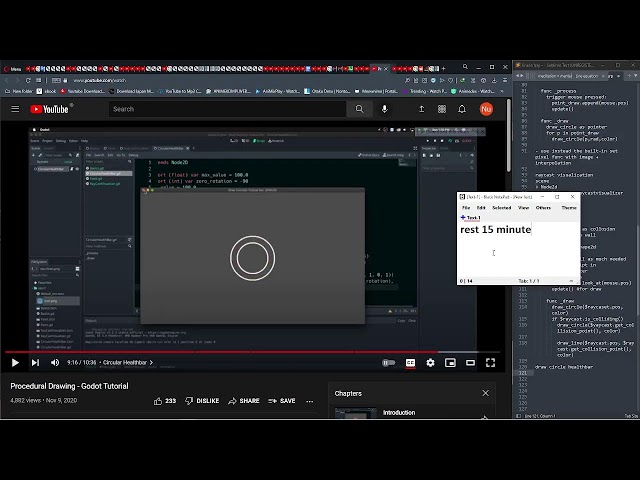 #10 learn drawline to explain algorithm with visualization on godot