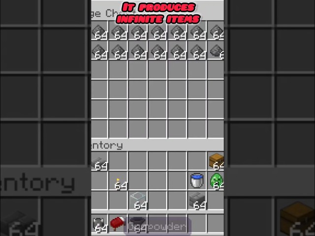 Infinite gunpowder in 1 minute! (minecraft 1.21) #shorts #minecraft