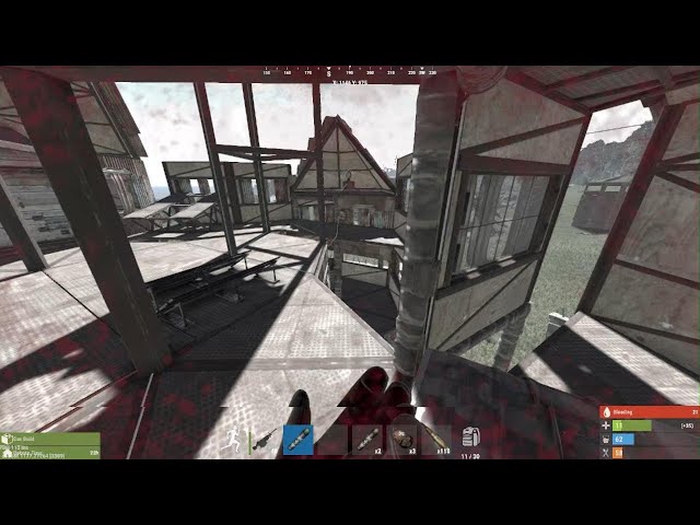 Rust console solo vs 7 man raid defence 🥱