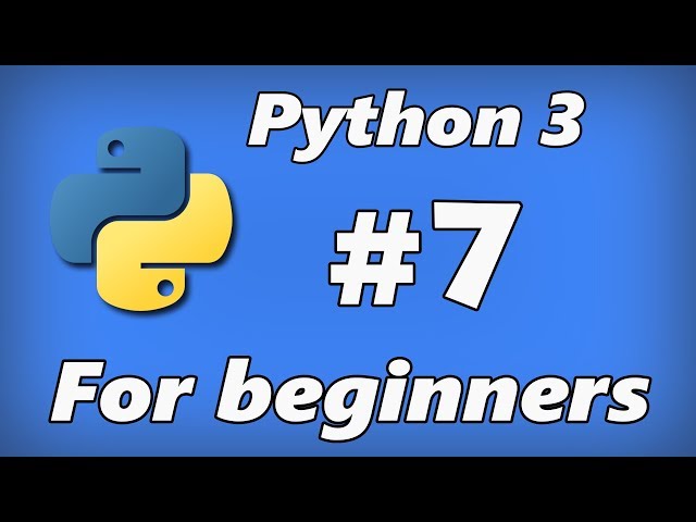 Python 3 for beginners ep7 - Operators