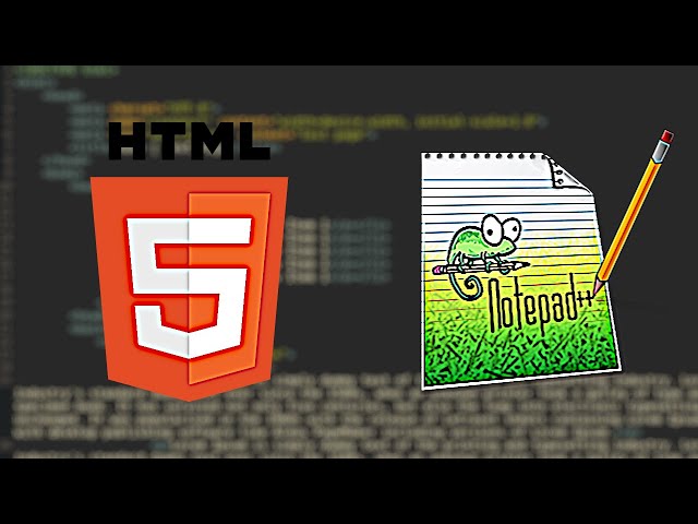 2022 Portfolio Tutorial Using Notepad++ - index.html Setup, Part 1