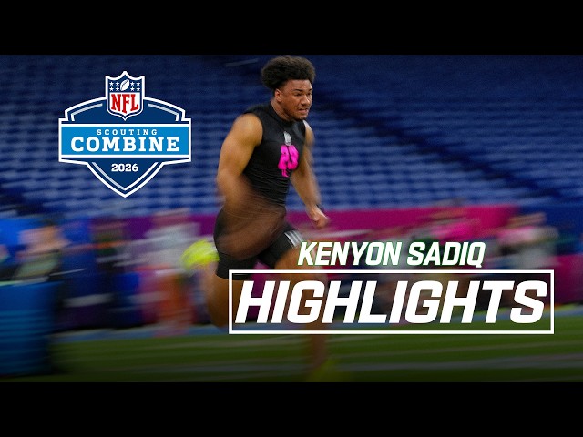 Kenyon Sadiq's 2026 NFL Scouting Combine Workout