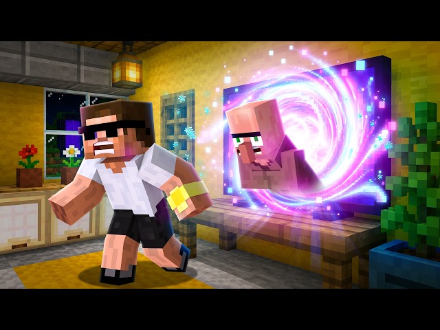 We Got Stuck inside T.V. in Minecraft..