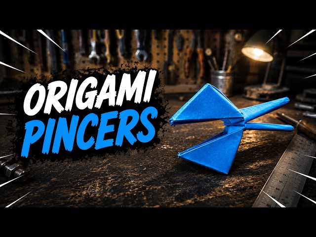 ORIGAMI PINCERS TUTORIAL! ✂️