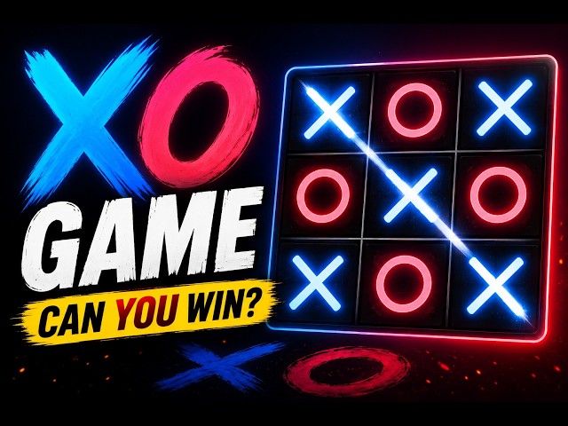 Build Xo Game Using HTML CSS JavaScript | Full Tutorial