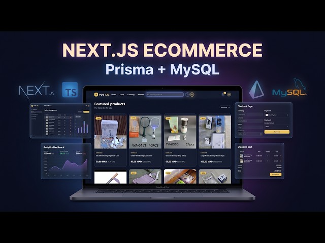 Modern Ecommerce Website | Next.js 15 + Prisma + MySQL + TypeScript | Full Project Showcase