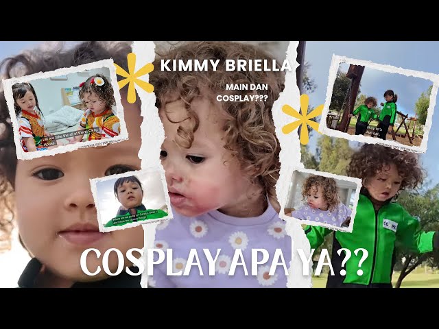 BRIELLA KIMMY COSPLAY AS A GOJEK DRIVER AND INDOMIE??🤣