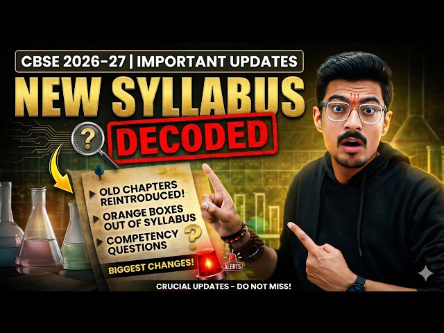 CBSE Class 10 New Syllabus 2026-27 🚨 Big Changes Explained || Complete Breakdown + Full Guide