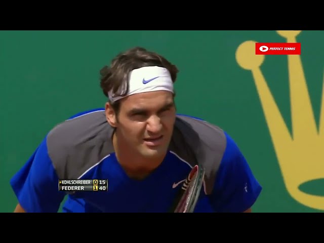Roger Federer vs Philipp Kohlschreiber | Monte Carlo 2011 R2 Highlights
