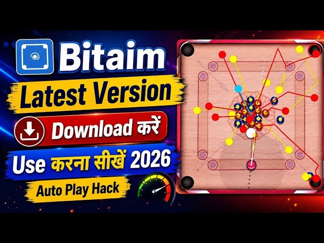 Cómo descargar y usar Bitaim última versión || hack de auto play para carrom pool