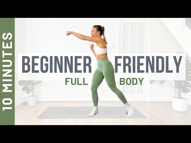 10MIN HAPPY HIIT WORKOUT – Full Body, All Standing, No Jumping (Beginner Friendly)