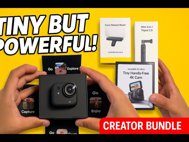 Insta360 Go Ultra Creator Bundle Unboxing – Tiny Camera, Big Power!