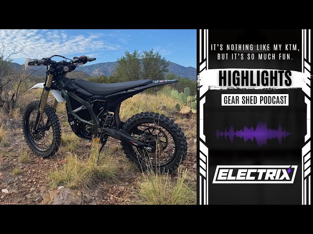 It's nothing like my KTM, but it's so much fun. | The Gear Shed Podcast Clips