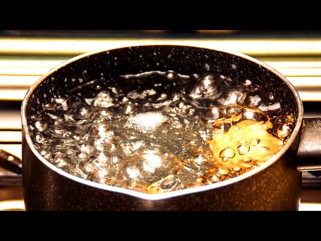 Boiling Water Bubbles Sound | Relaxing and Soothing | 7 hours | Black Screen