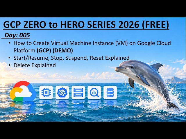 Day-006 | GCP | How to Create Virtual Machine Instance VM (DEMO)