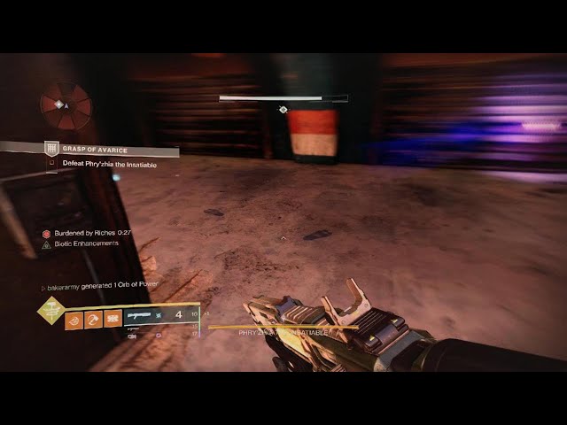 Destiny 2 Grasp of Avarice - practicing a Solo 1 phase Ogre kill (failed attempt)
