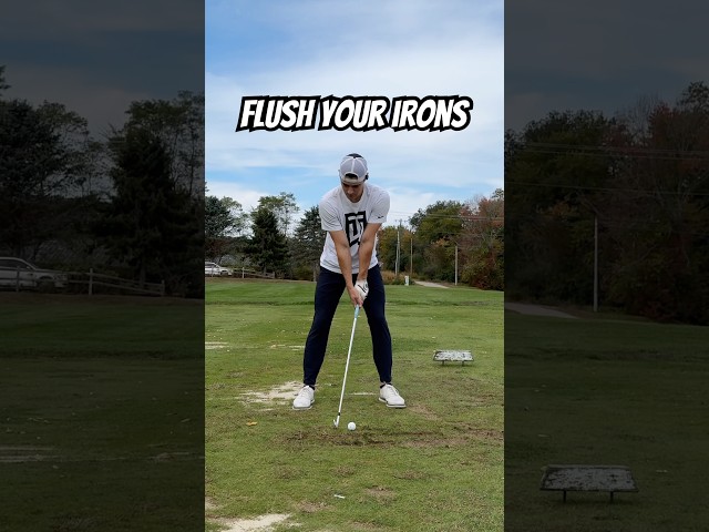 Start compressing the ball, an easy way to flush your irons every time